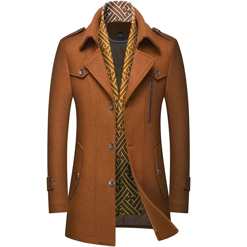 ALESSANDRO™ HERREN-WOLLMANTEL