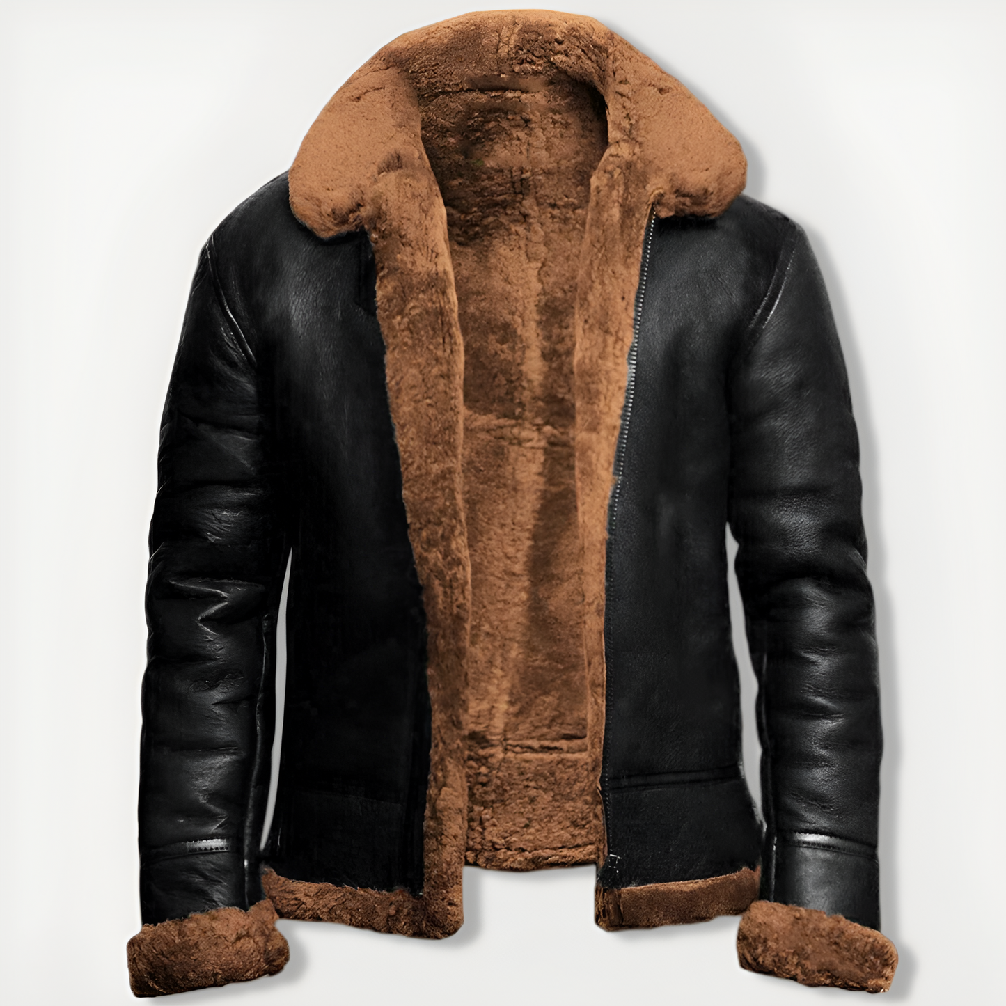 Yann™ | Klassische Lederjacke
