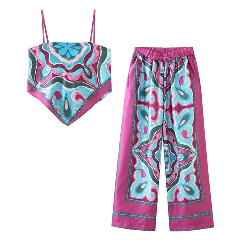 Zweiteiliges Bandeau-Top-Set - Clarina