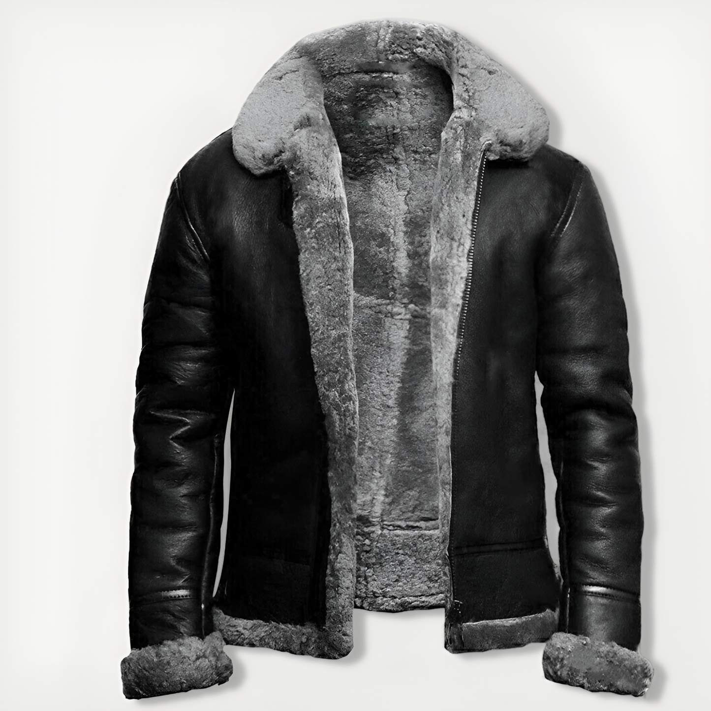 Yann™ | Klassische Lederjacke