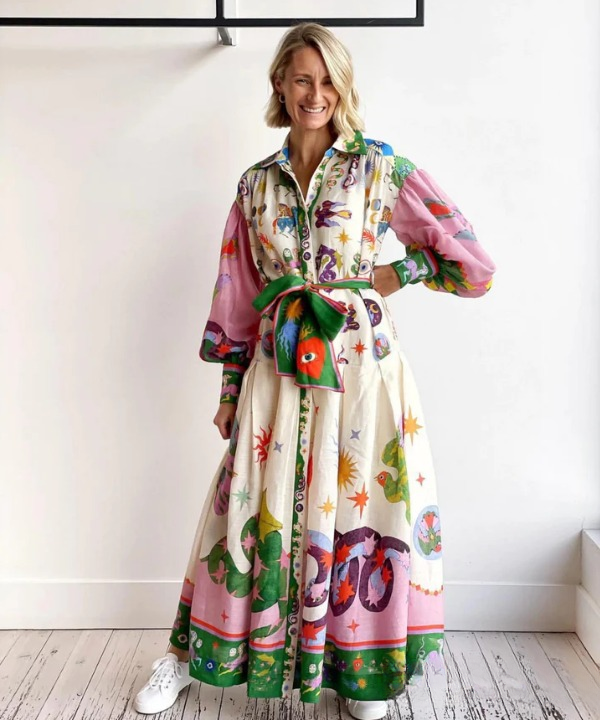 AMELIA | MAXI-KLEID ITALIENISCH