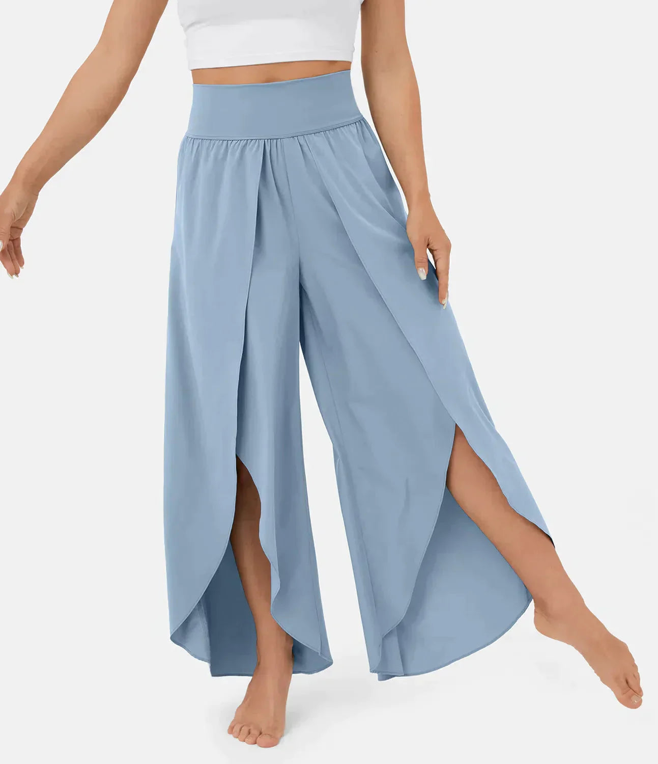 Airflow Damen Hose - Bequeme, Luftige Schlaghose Mit Shorts