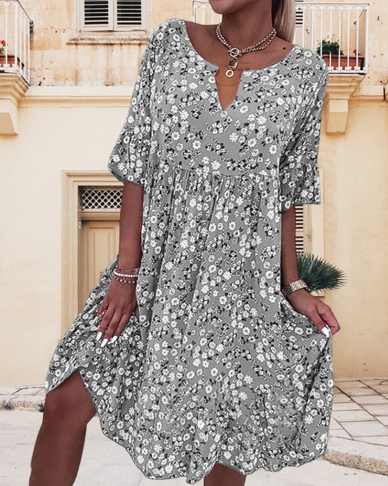 Annalena | Damen Blumenkleid | Feminin, fließend & vielseitig