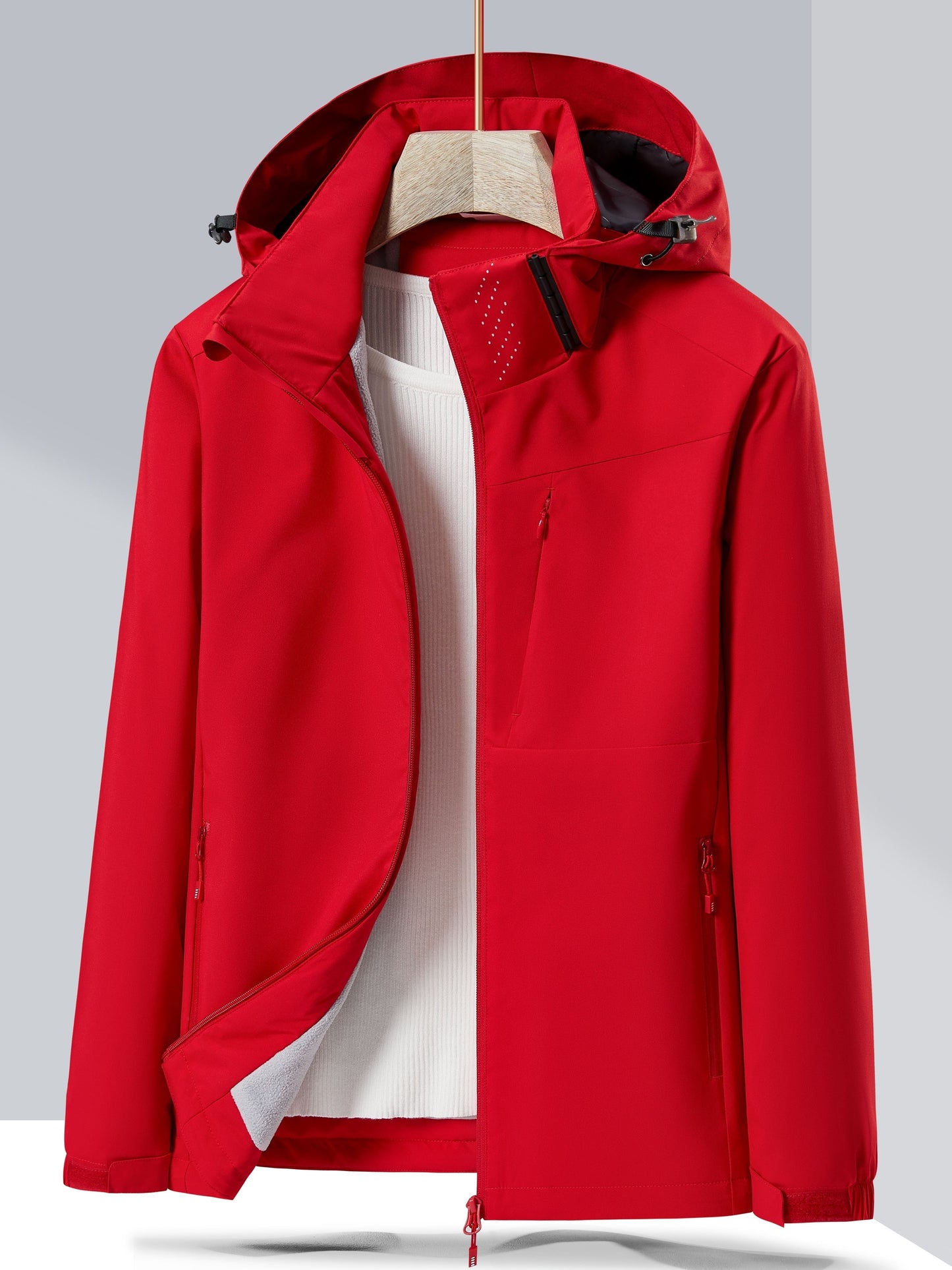 Wasserdichte Hooded Winterjacke mit Polar Fleece für Damen | Ideal für den Winter