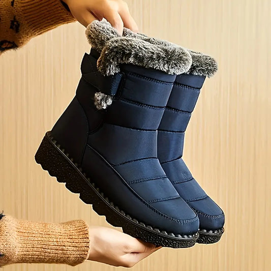 Wasserdichte Schneeboots mit Bequemem Winterdesign für Damen | Ideal für das tägliche Tragen