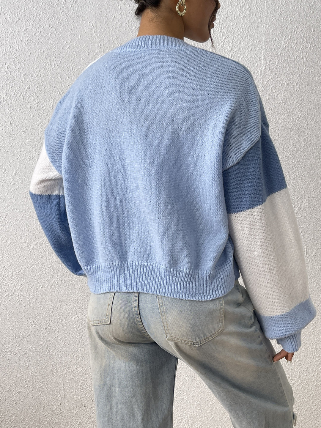 Alina | Farbblock-Cardigan