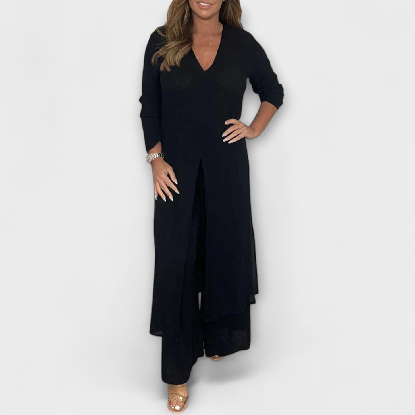 3-teiliges stilvolles Damen-Co-Ord-Set