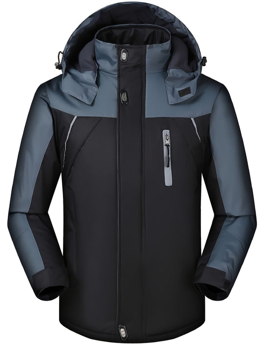 Wasserabweisende Jacke mit Fleecefutter für Herren | Ideal für den Winter
