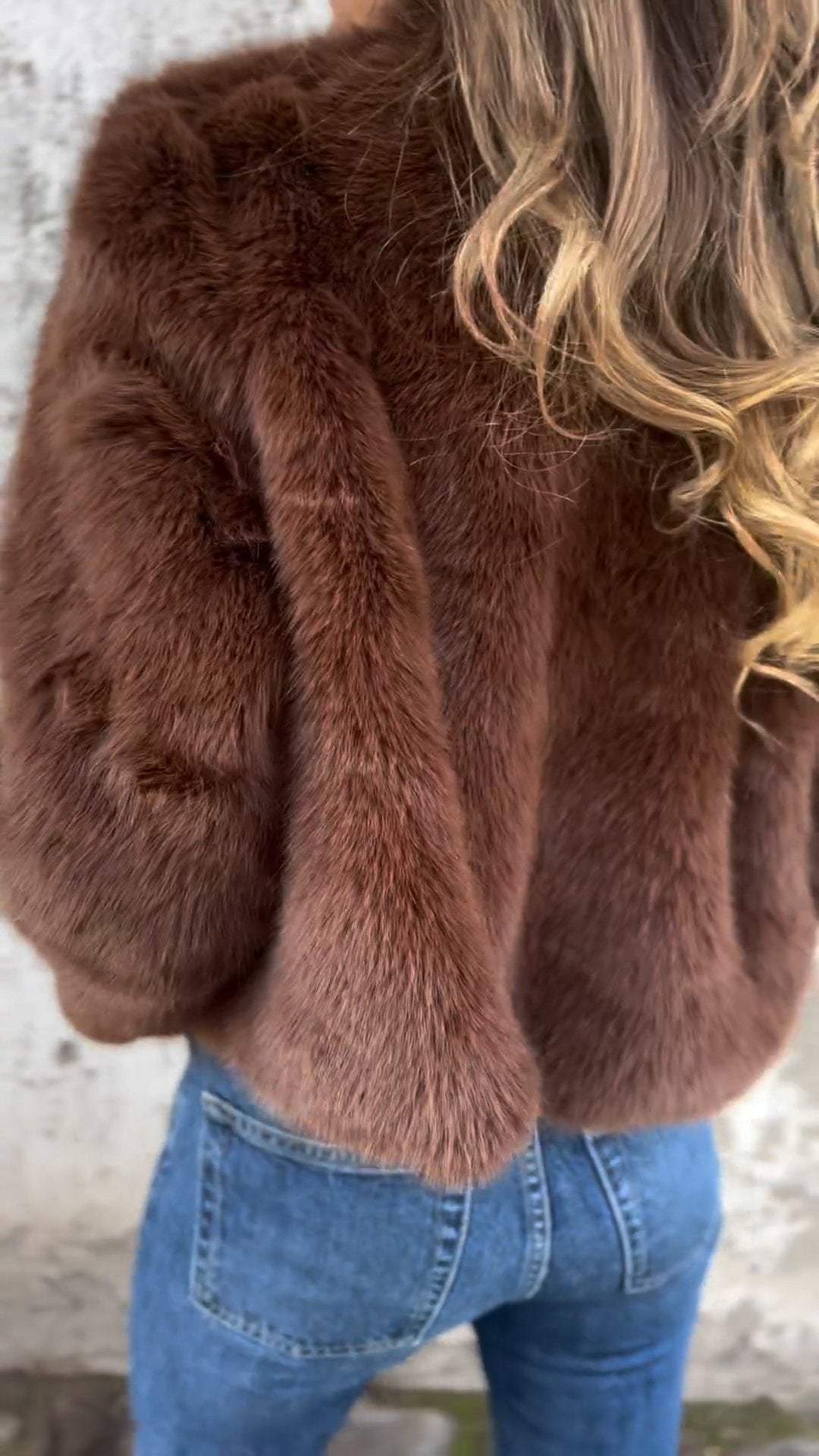 Ylwa | Flauschige Jacke