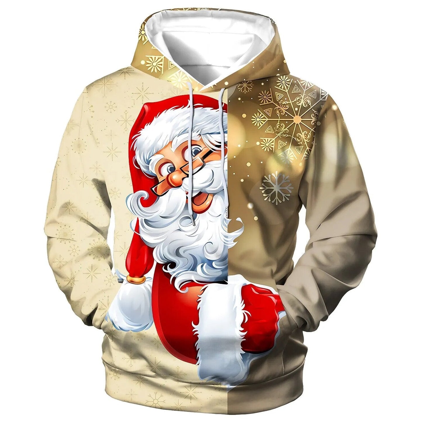 Weihnachtspullover mit Kapuze für Männer
