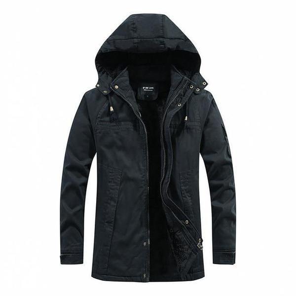 Winterjacke mit Kapuze für Männer