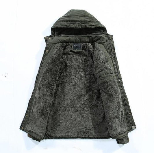 Winterjacke mit Kapuze für Männer