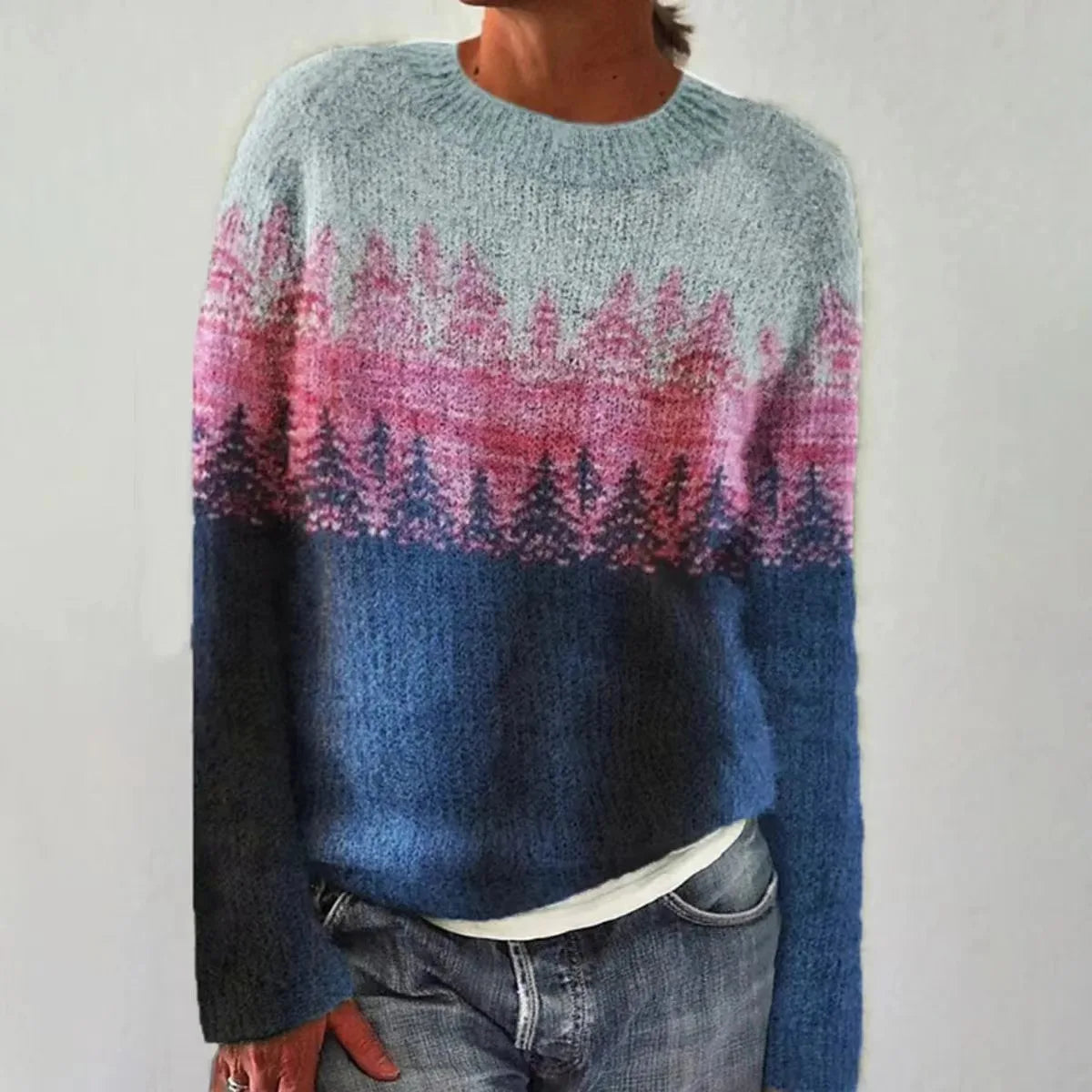 AMÉLIE - RETRO STRICKPULLOVER GEMÜTLICH