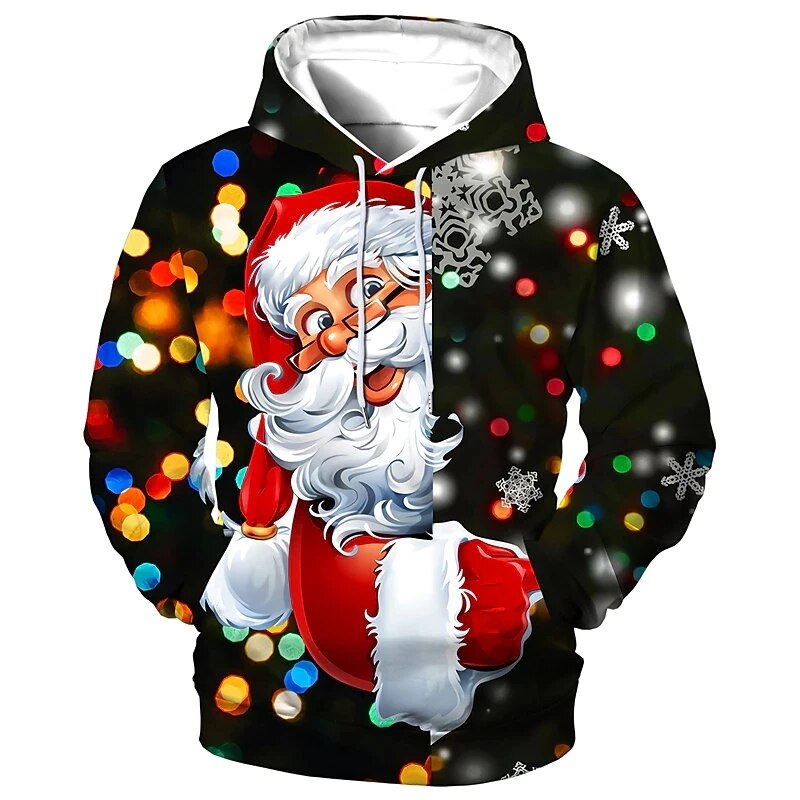 Weihnachtspullover mit Kapuze für Männer
